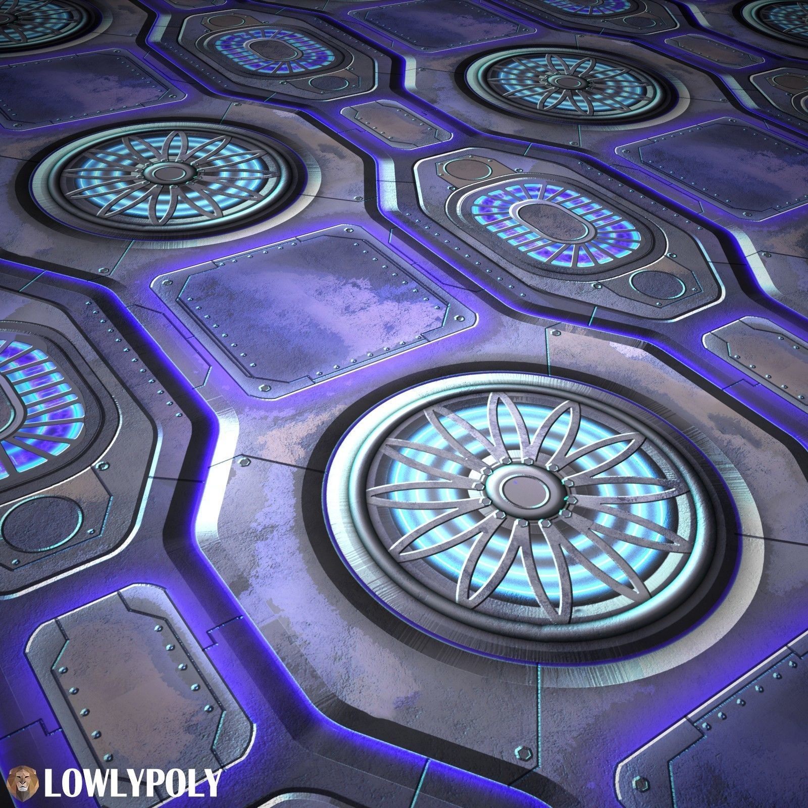 Scifi Vol 88 -  Game PBR Textures Texture_4