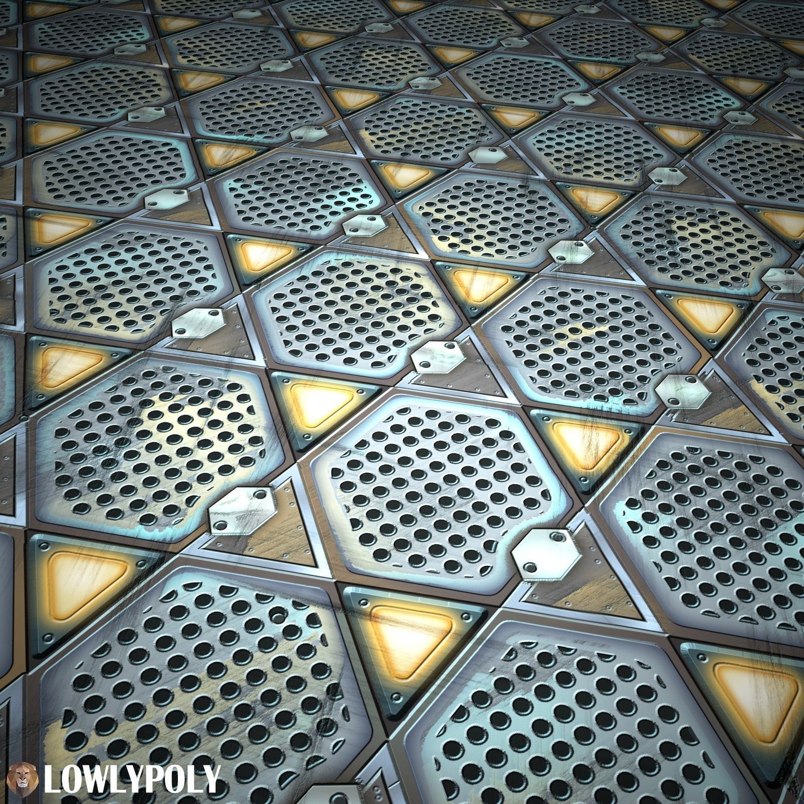 Scifi Vol 89 -  Game PBR Textures Texture_3