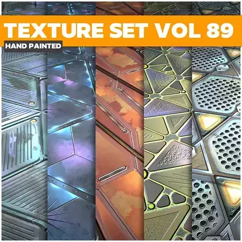 Scifi Vol 89 -  Game PBR Textures Texture