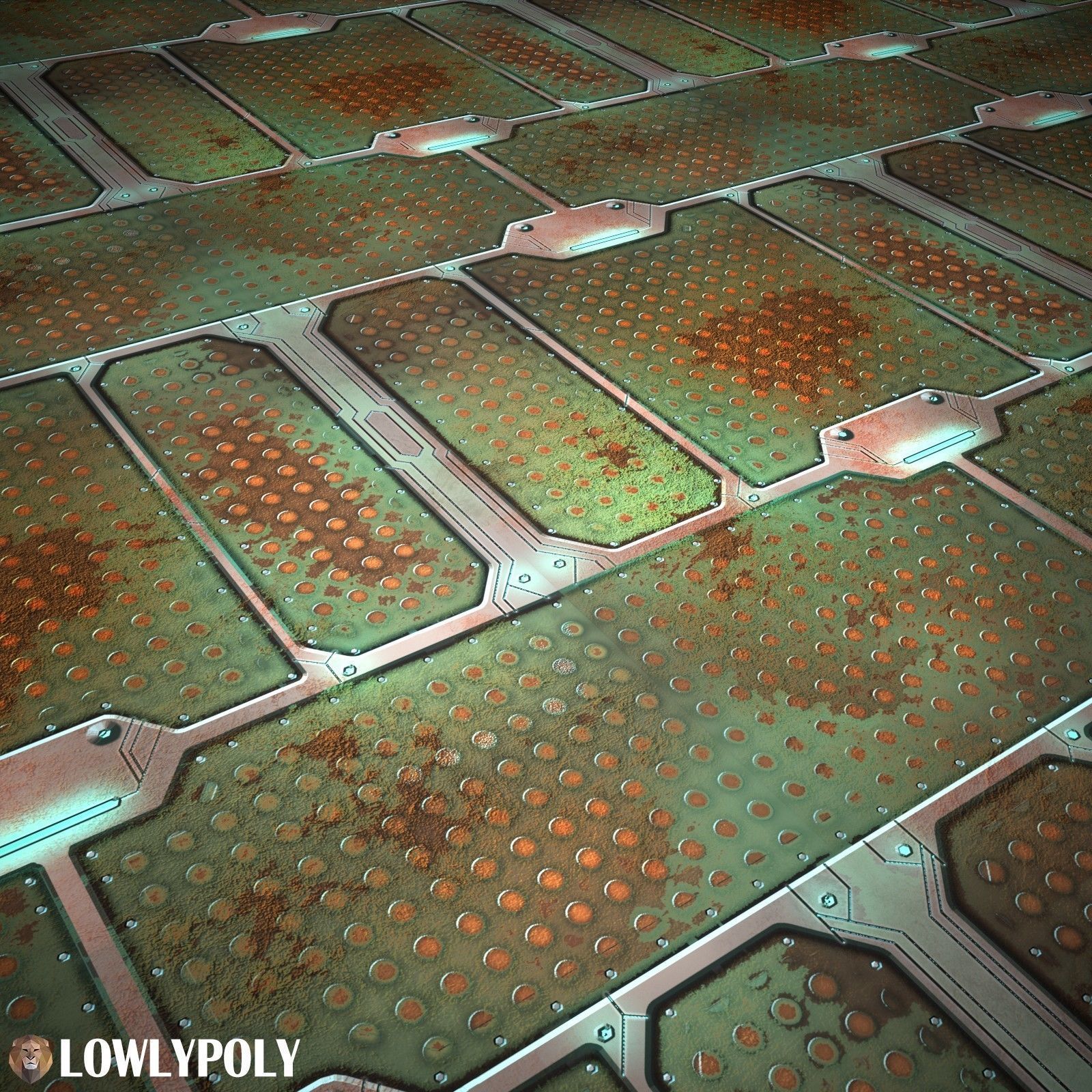 Scifi Vol 90 -  Game PBR Textures Texture_3