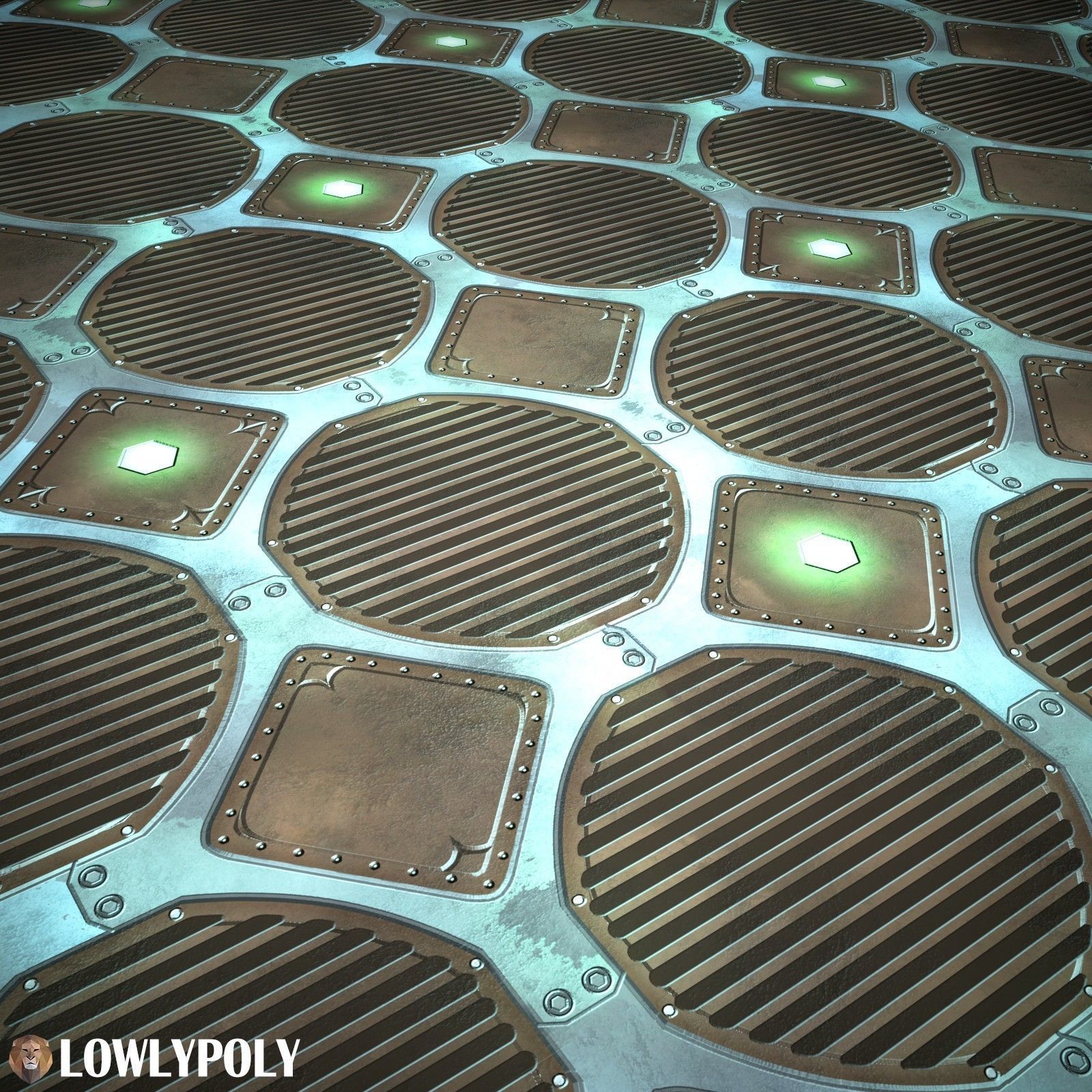 Scifi Vol 90 -  Game PBR Textures Texture_7