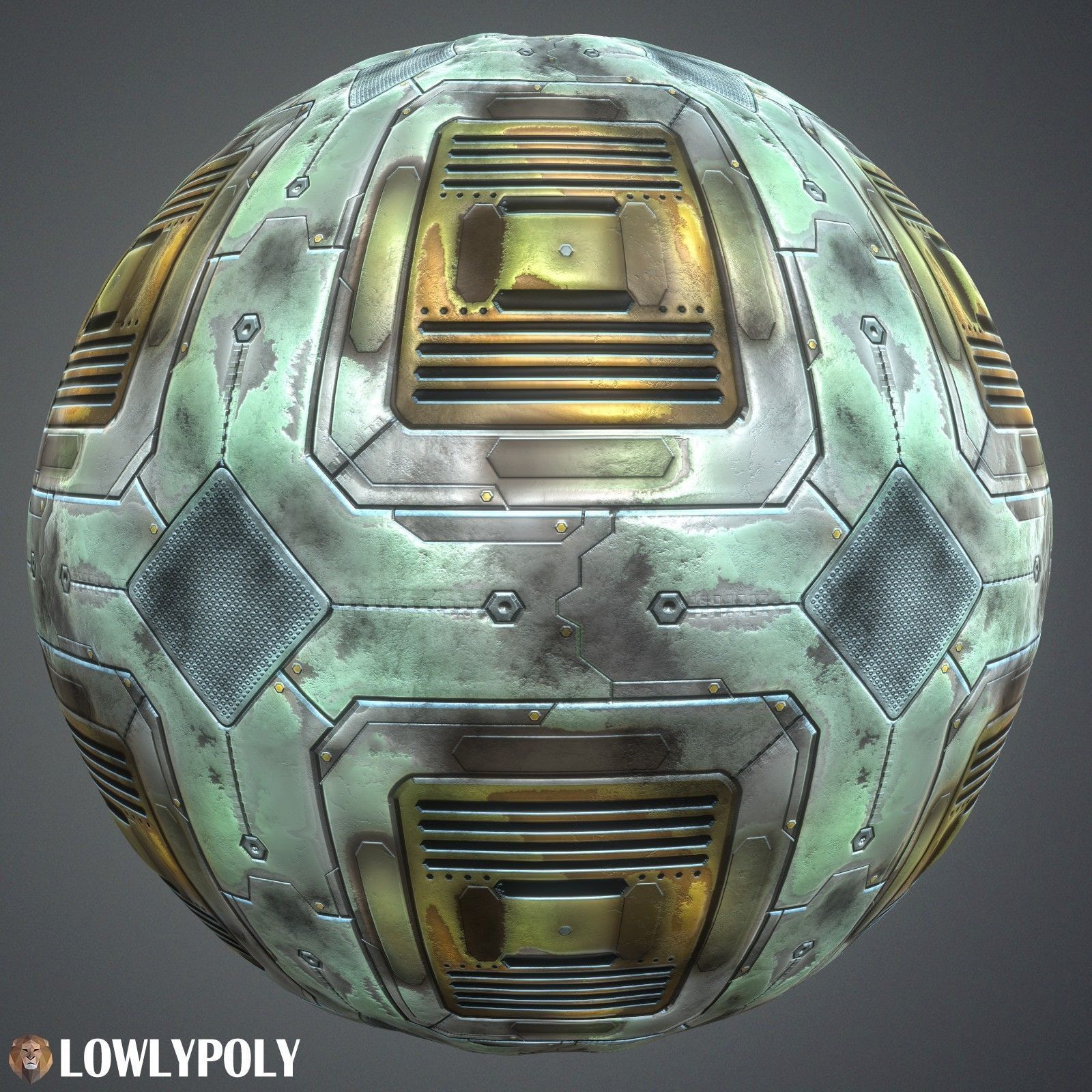 Scifi Vol 90 -  Game PBR Textures Texture_10