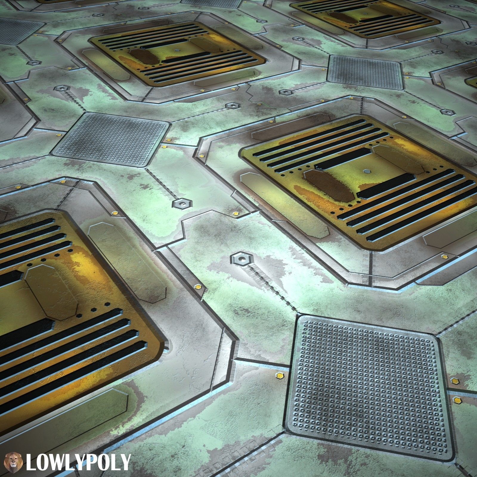 Scifi Vol 90 -  Game PBR Textures Texture_11