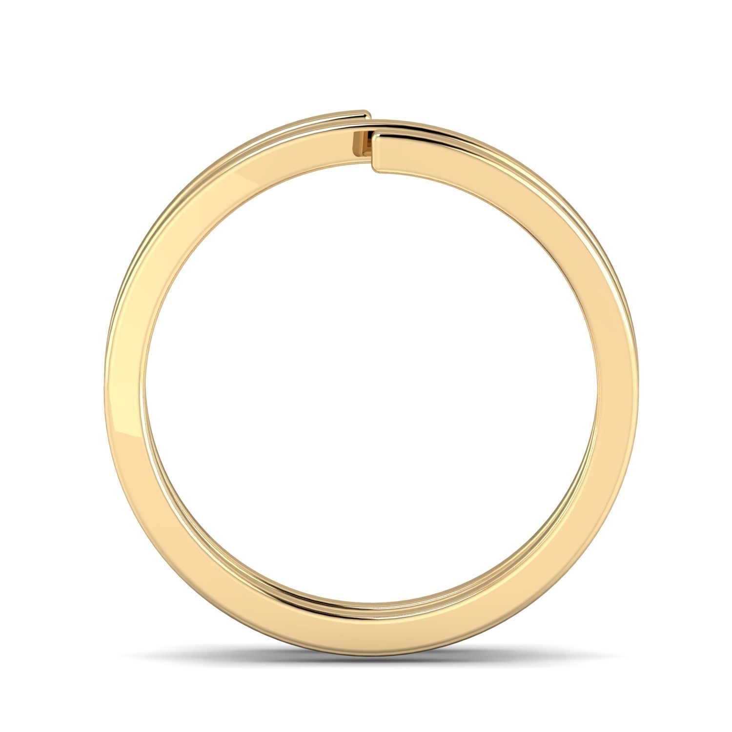 SWARING08 gold ring with two lines 3D print model_2