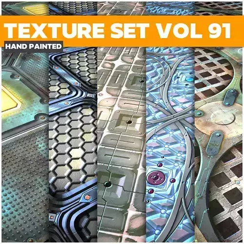 Scifi Vol 91 -  Game PBR Textures Texture