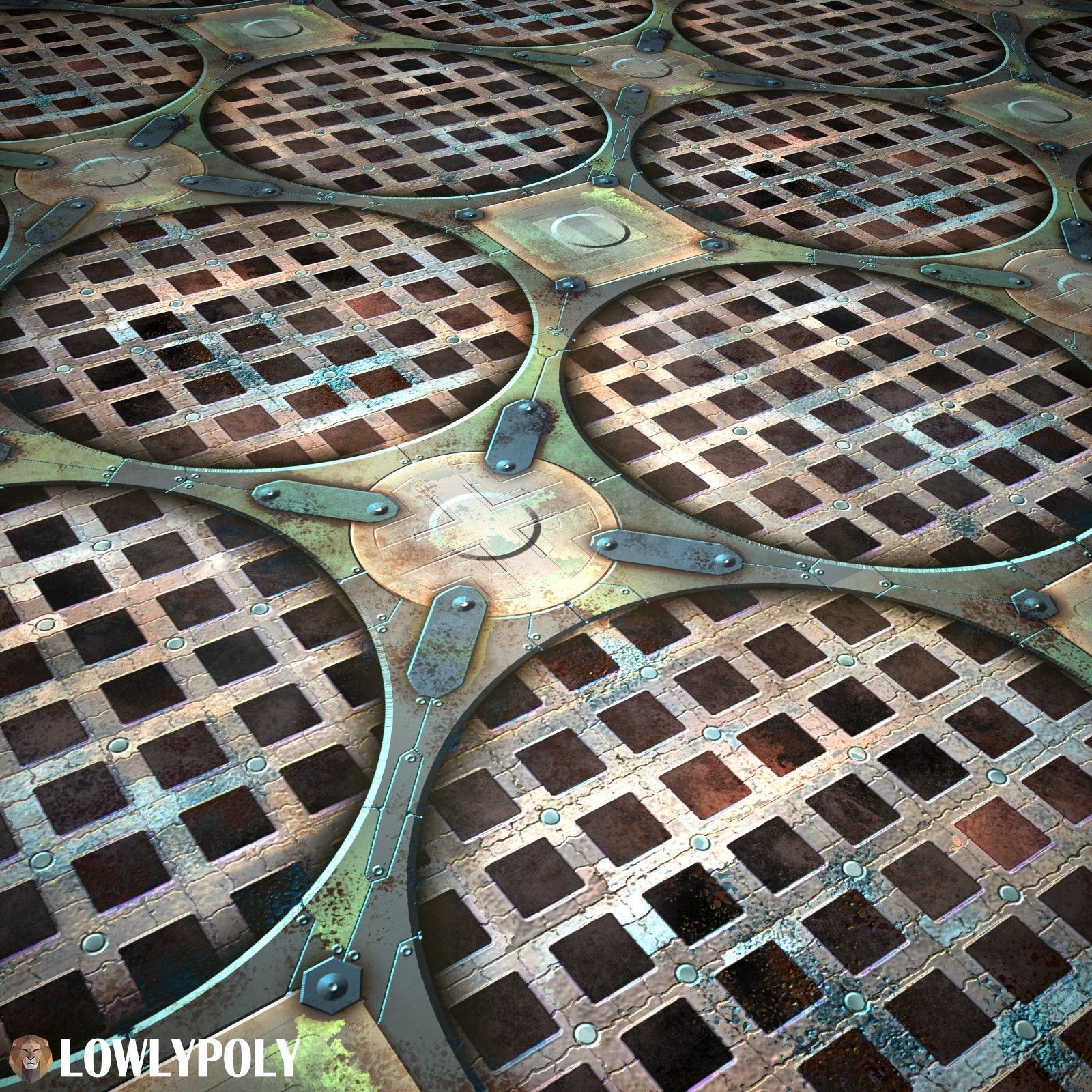 Scifi Vol 91 -  Game PBR Textures Texture_3