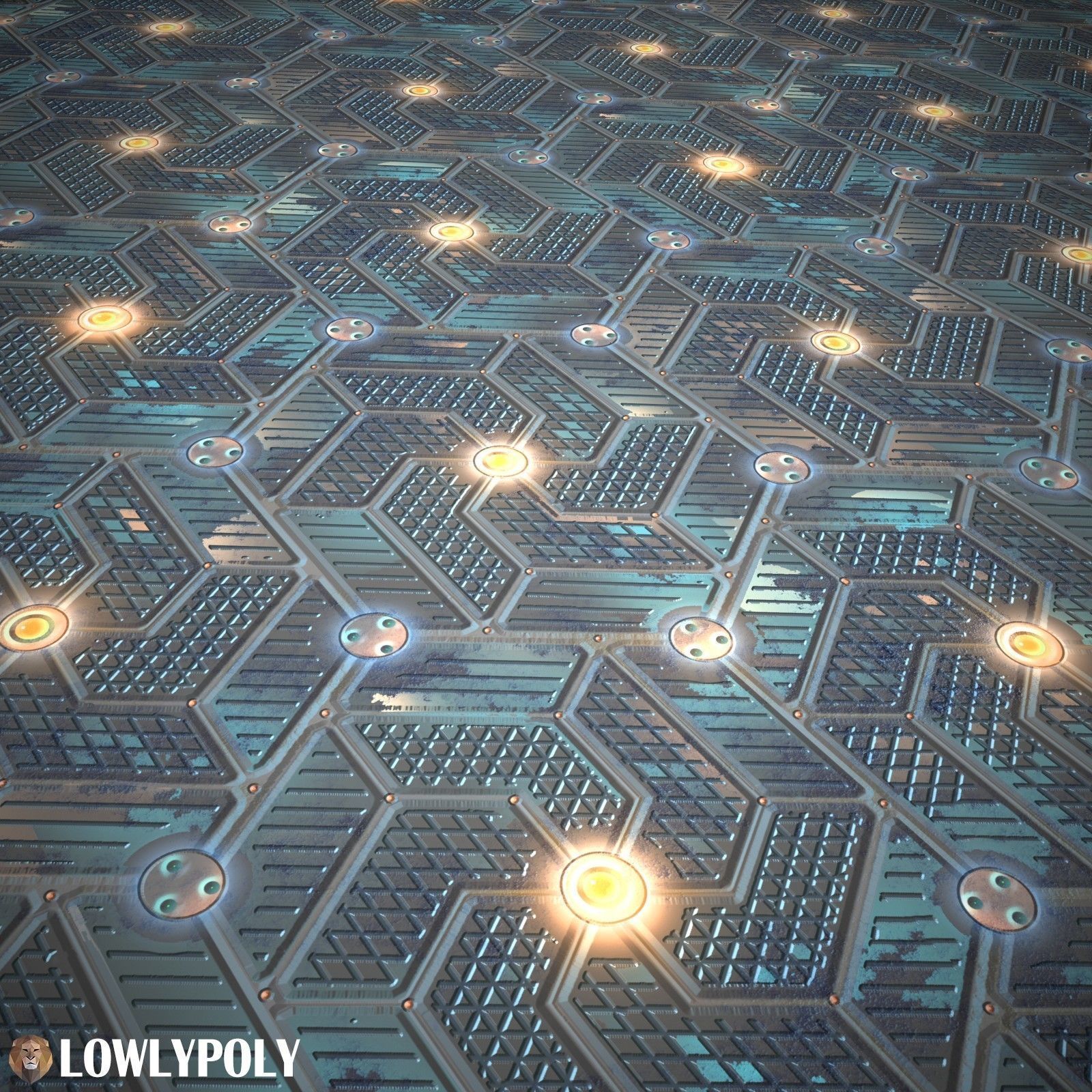 Scifi Vol 92 -  Game PBR Textures Texture_10