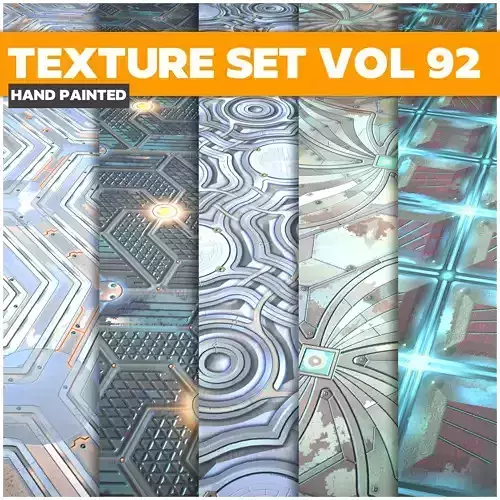 Scifi Vol 92 -  Game PBR Textures Texture