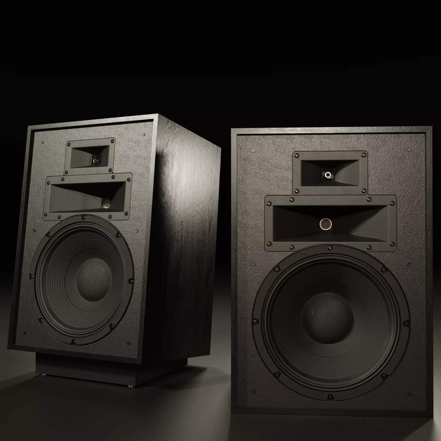 KLIPSCH Heresy IV Floorstanding Speaker with Stand PBR 3D model
