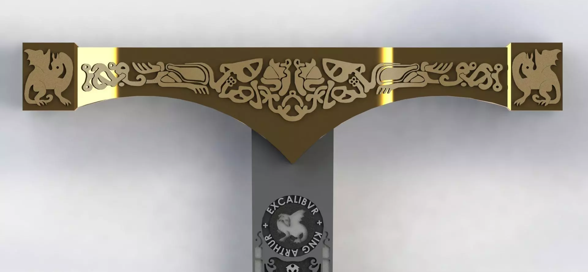Excalibur - Legendary King Arthur Sword 3D print model