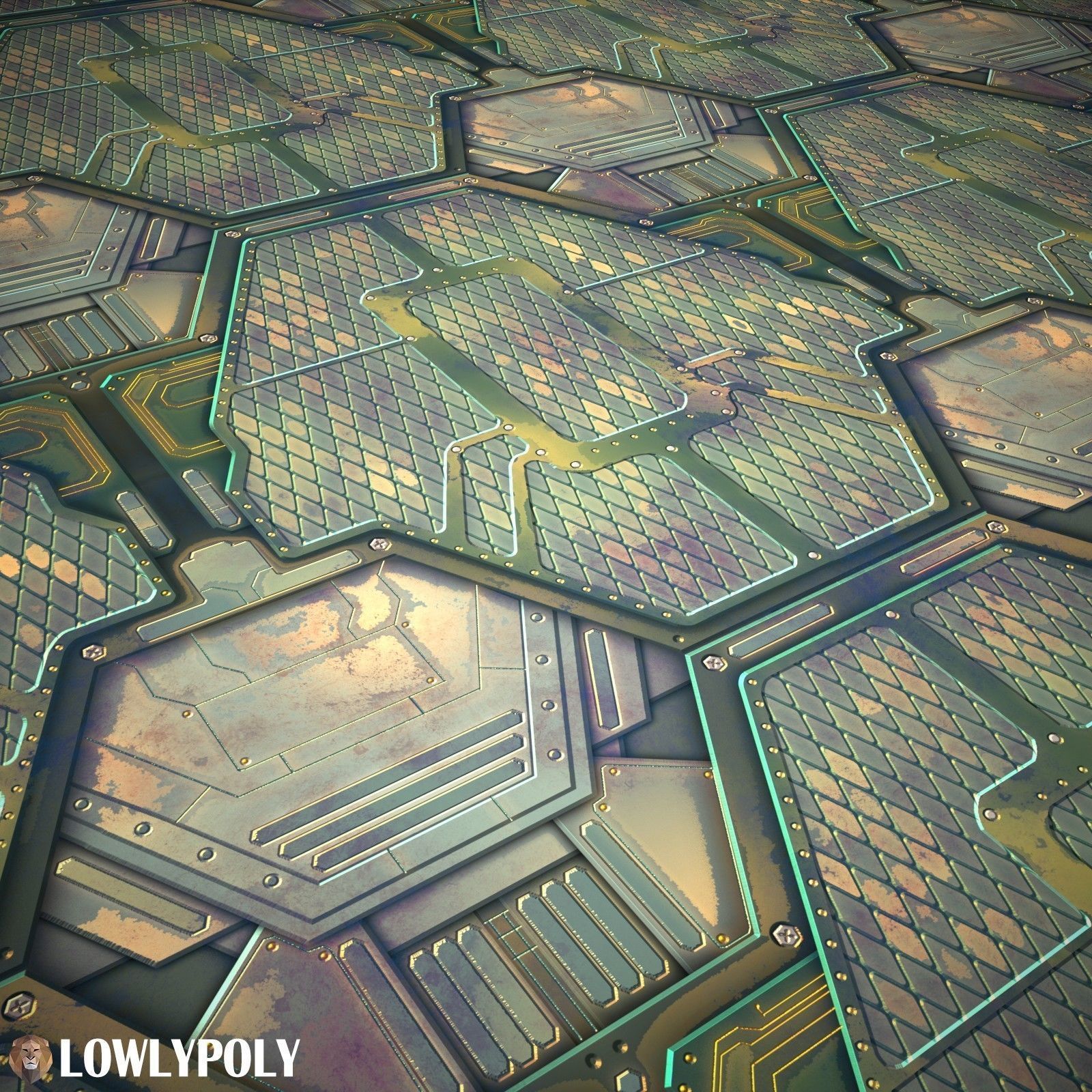 Scifi Vol 94 -  Game PBR Textures Texture_9