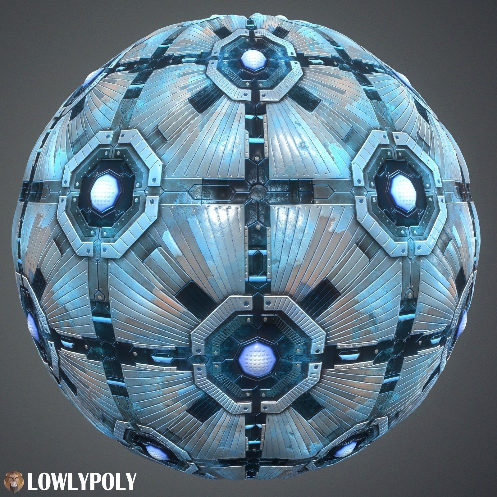 Scifi Vol 94 -  Game PBR Textures Texture_2