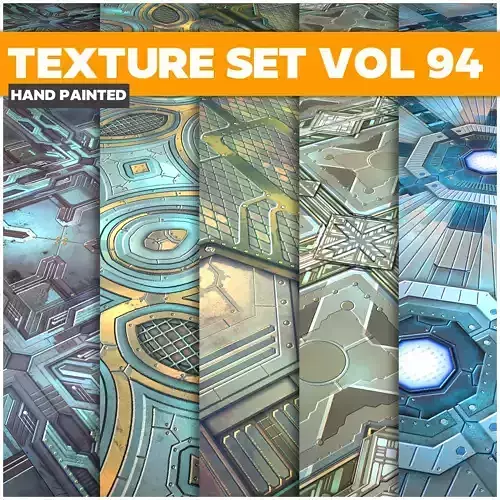 Scifi Vol 94 -  Game PBR Textures Texture