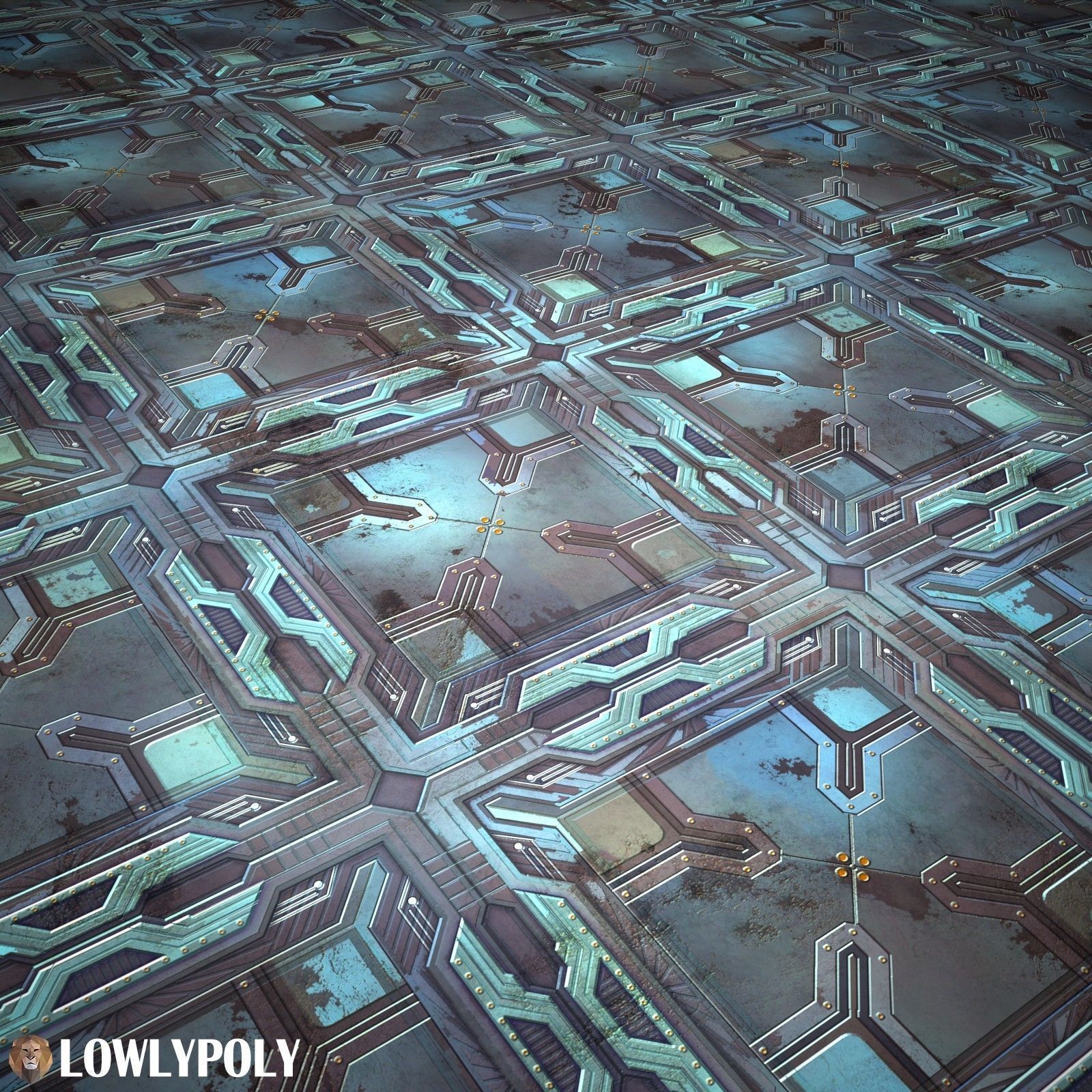 Scifi Vol 94 -  Game PBR Textures Texture_3