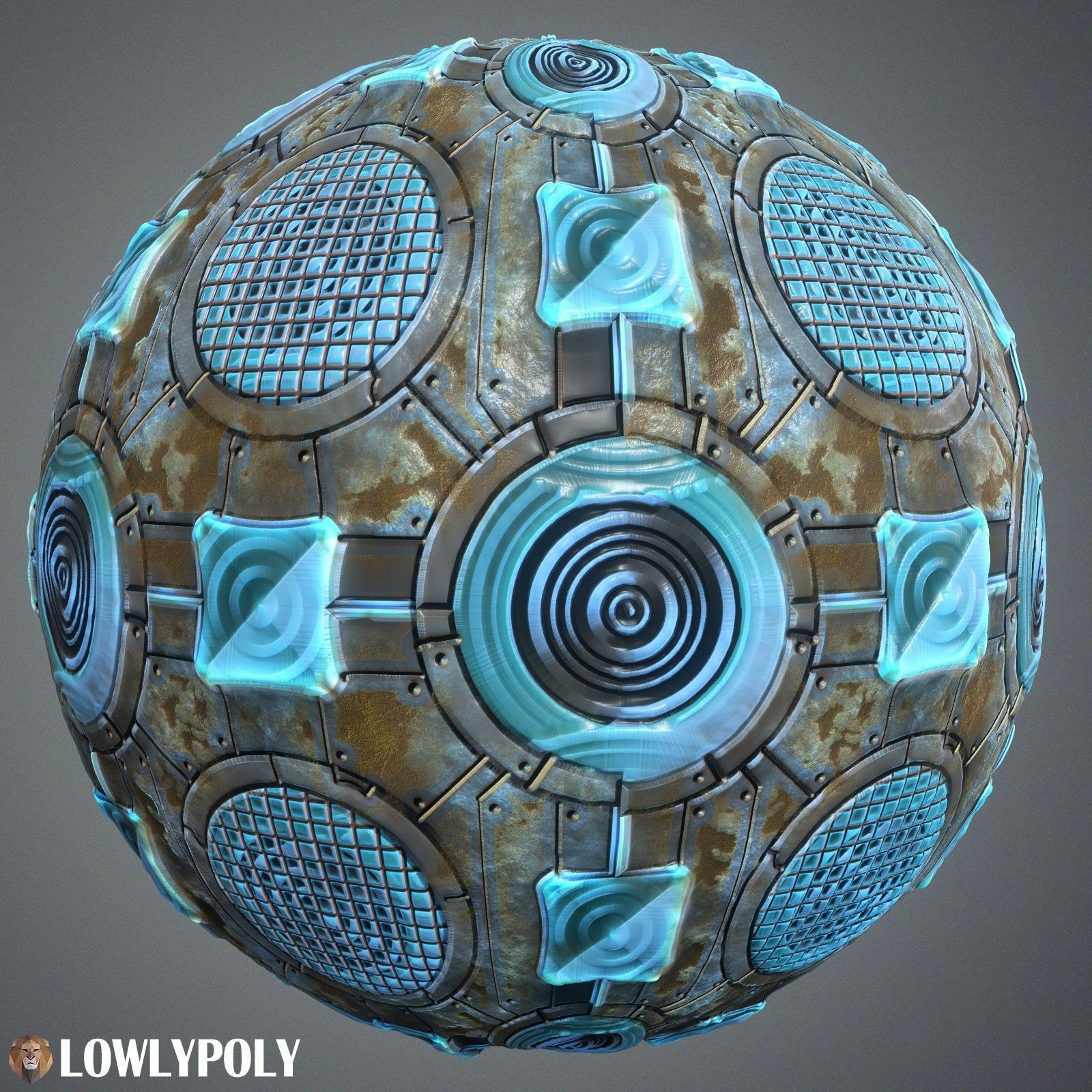 Scifi Vol 95  -  Game PBR Textures Texture_2