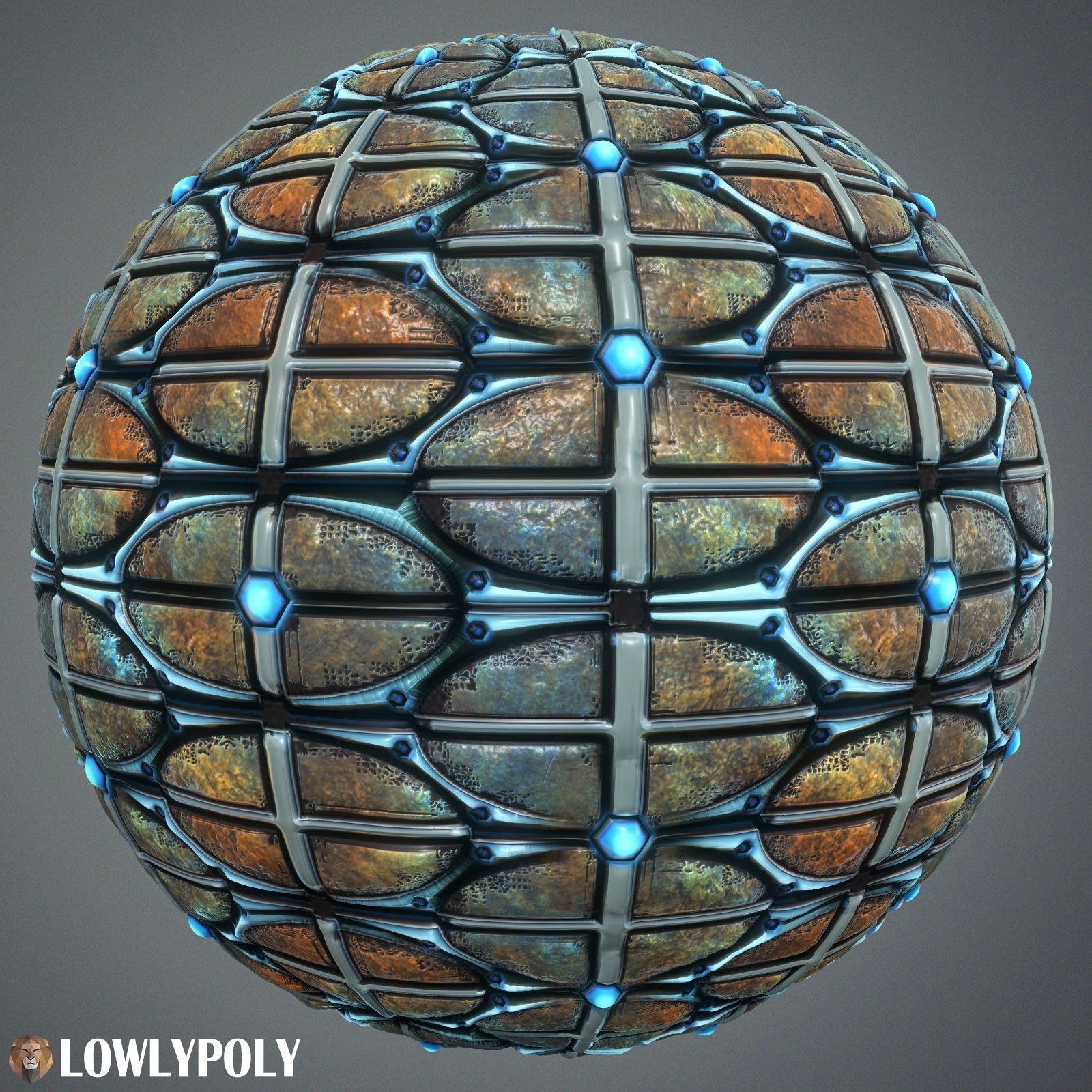Scifi Vol 95  -  Game PBR Textures Texture_6