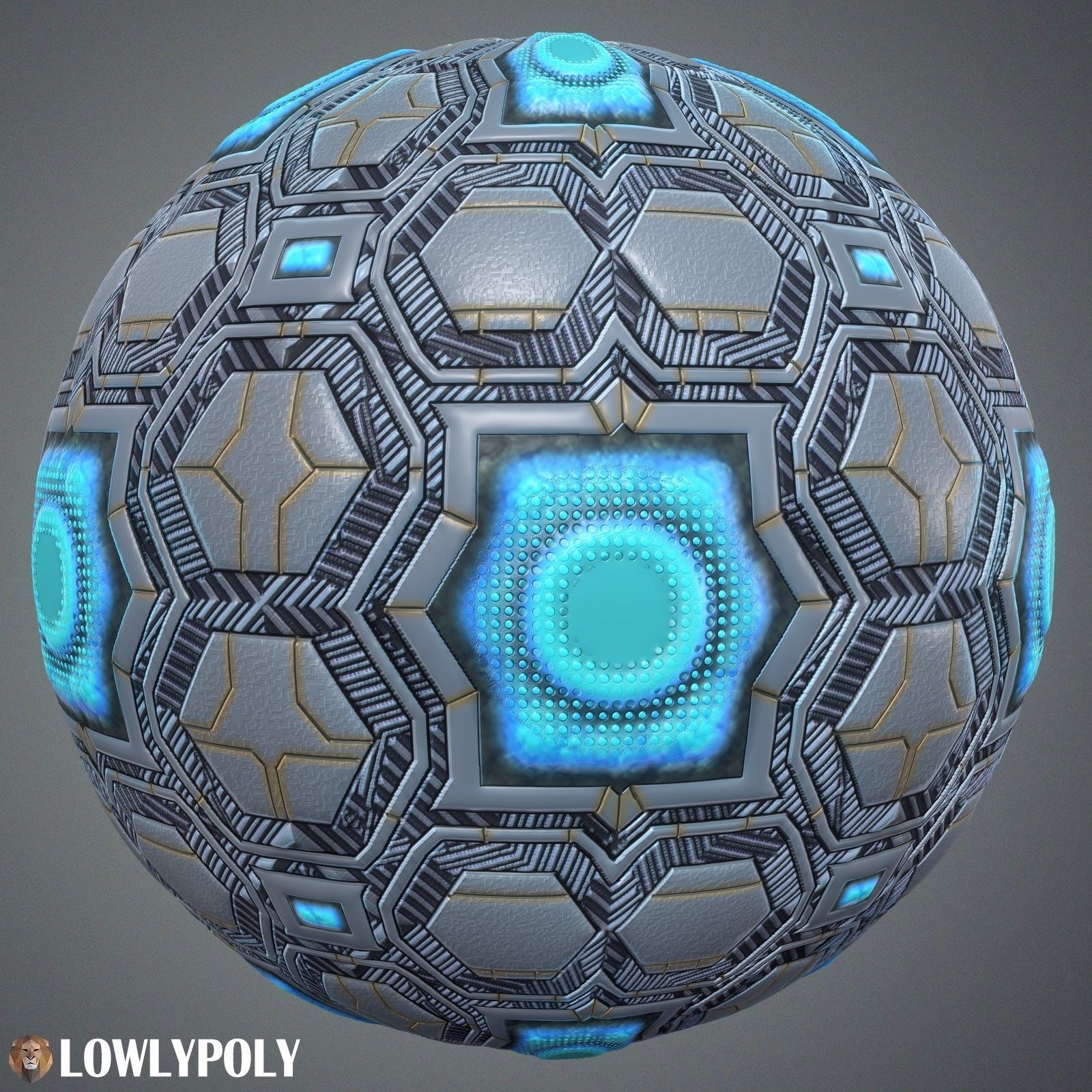 Scifi Vol 95  -  Game PBR Textures Texture_4