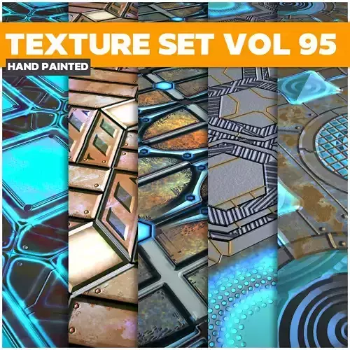 Scifi Vol 95  -  Game PBR Textures Texture