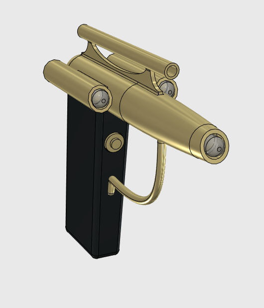 Batman Laser Gun 3D print model_3