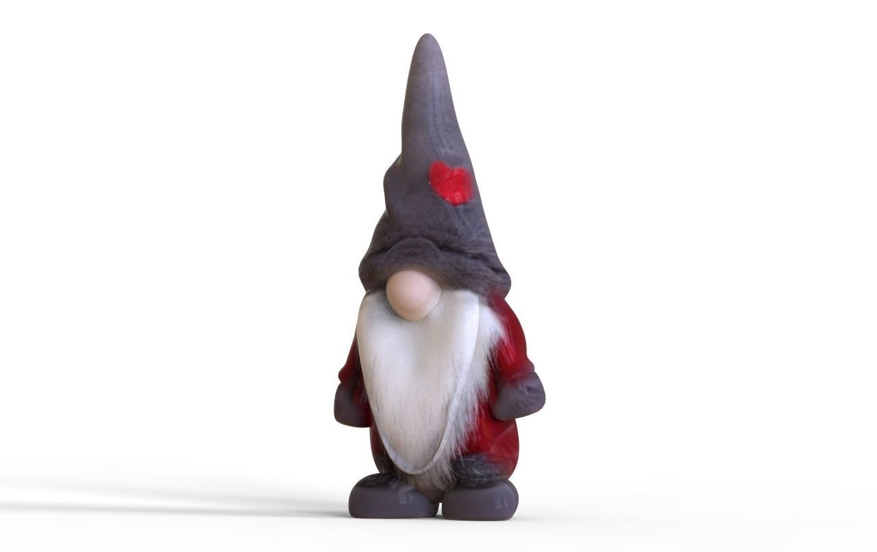 Xmas Dwarf 3D print model_1