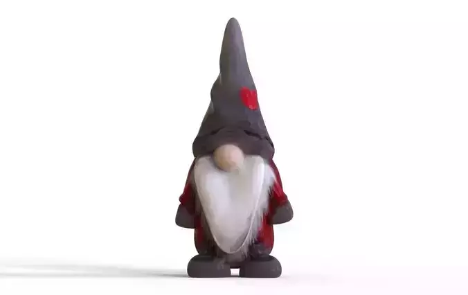 Xmas Dwarf 3D print model
