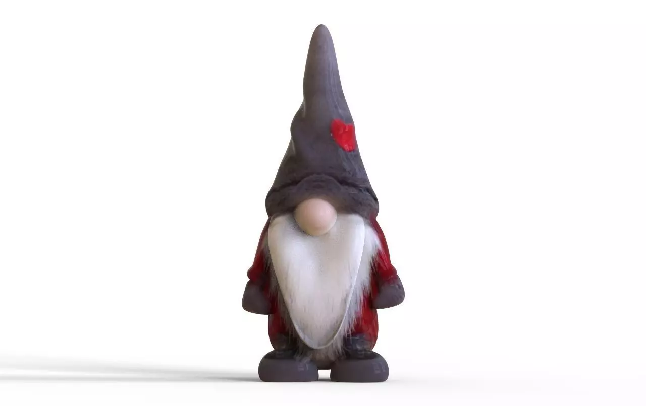 Xmas Dwarf 3D print model_0