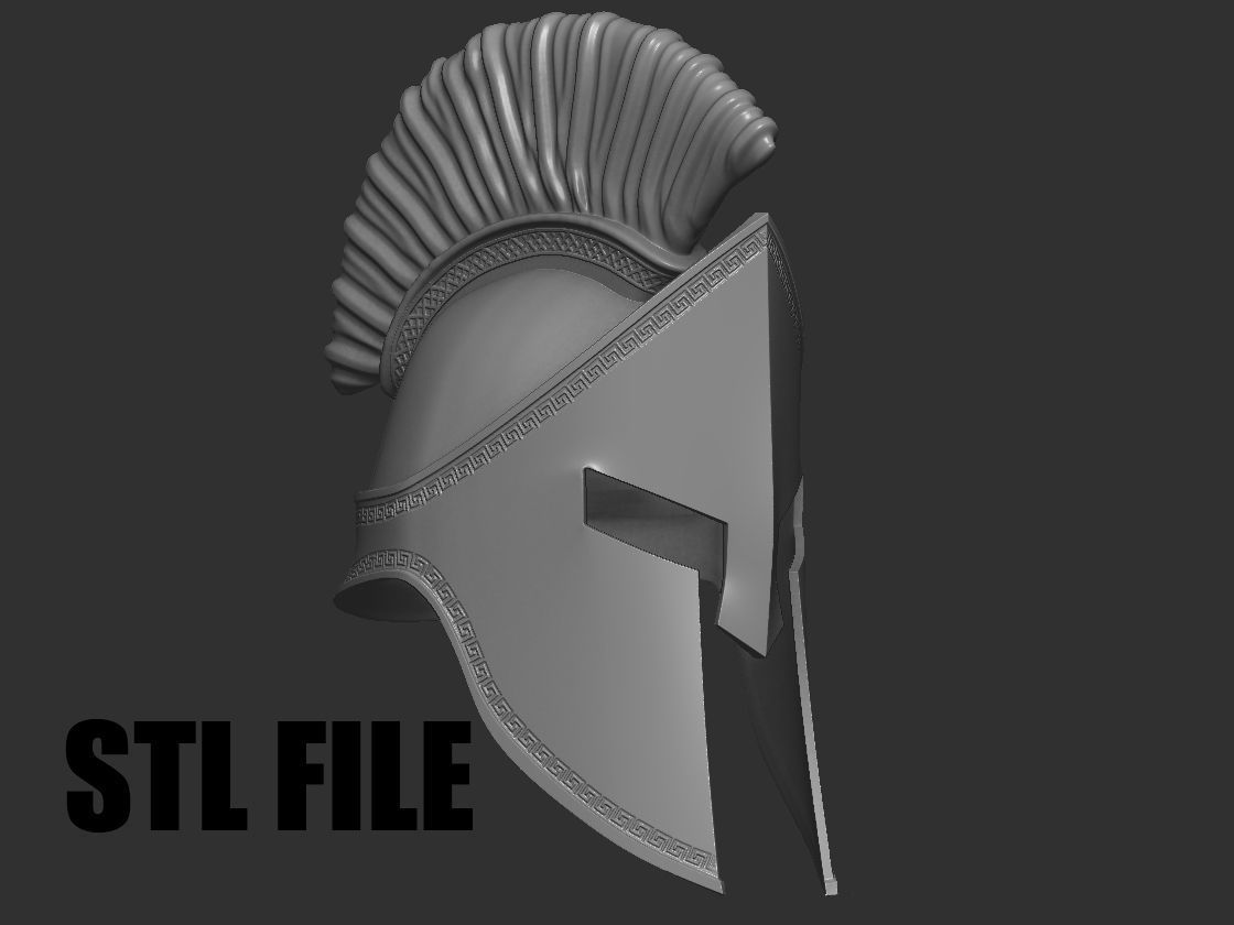 spartan helmet-print 3d-stl-cosplay 3D print model_5