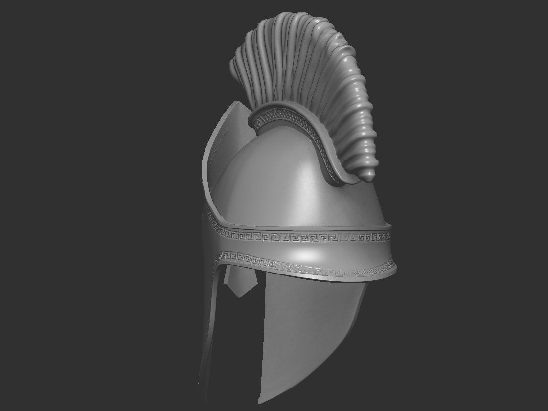 spartan helmet-print 3d-stl-cosplay 3D print model_4