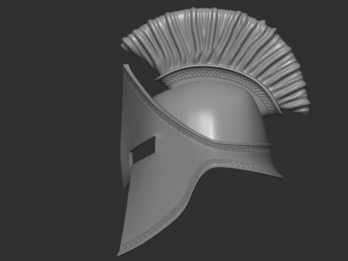 spartan helmet-print 3d-stl-cosplay 3D print model_3