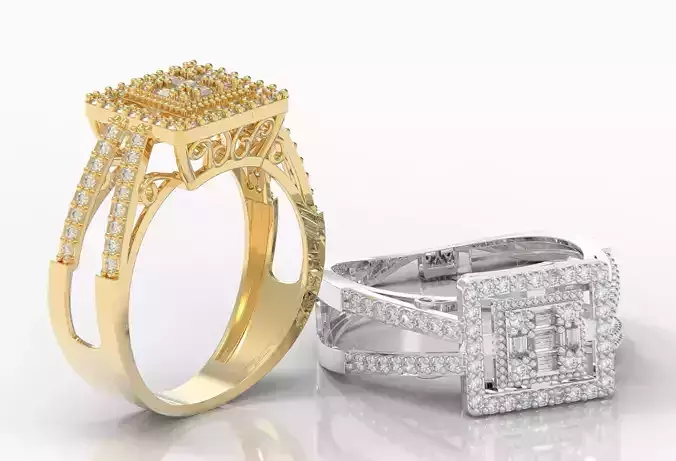 M1299009 Baguette ring