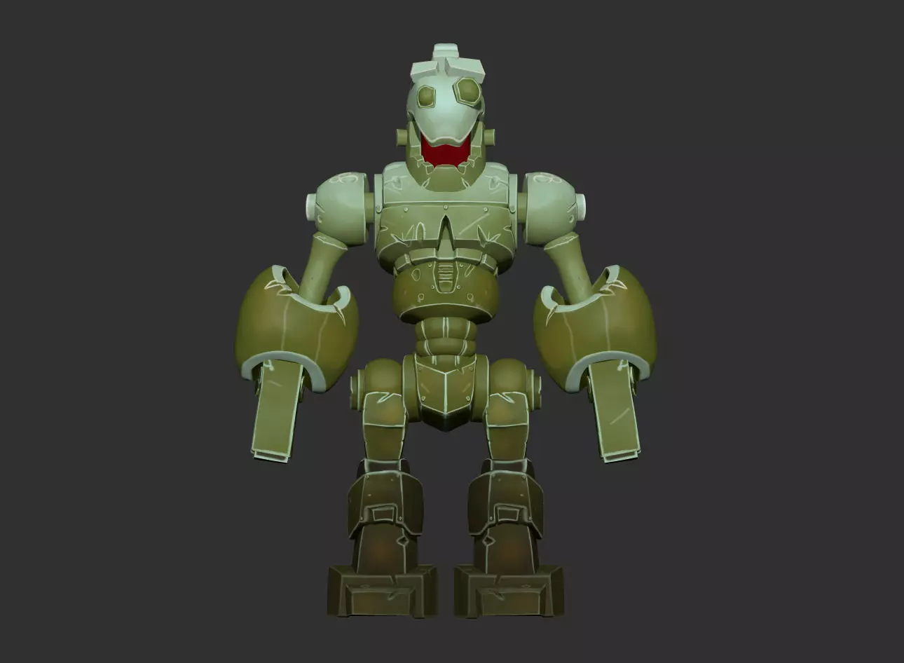 Robot Toy Model Sculpt - ZTL 3D model