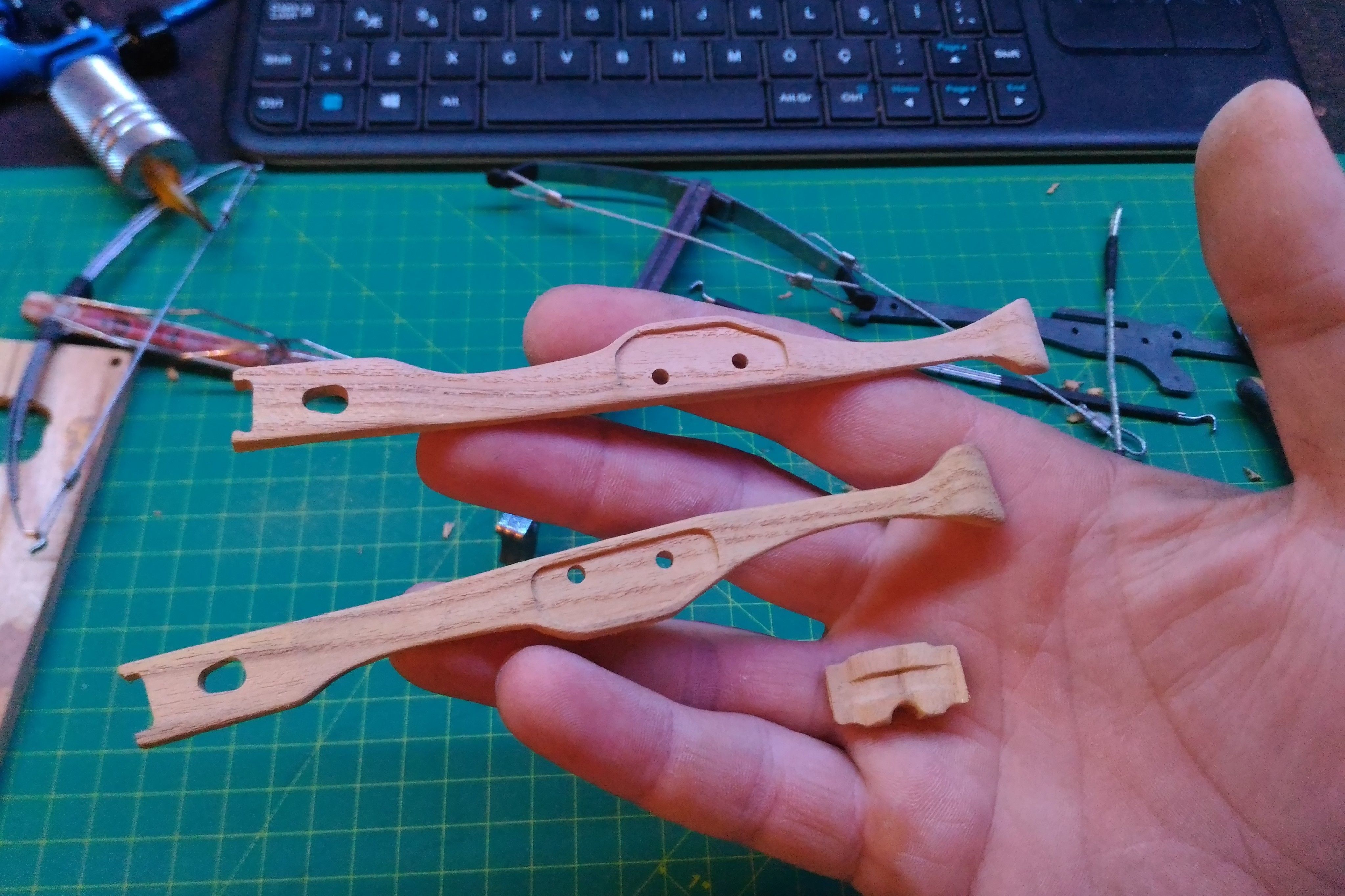 medieval micro crossbow 3D model_11