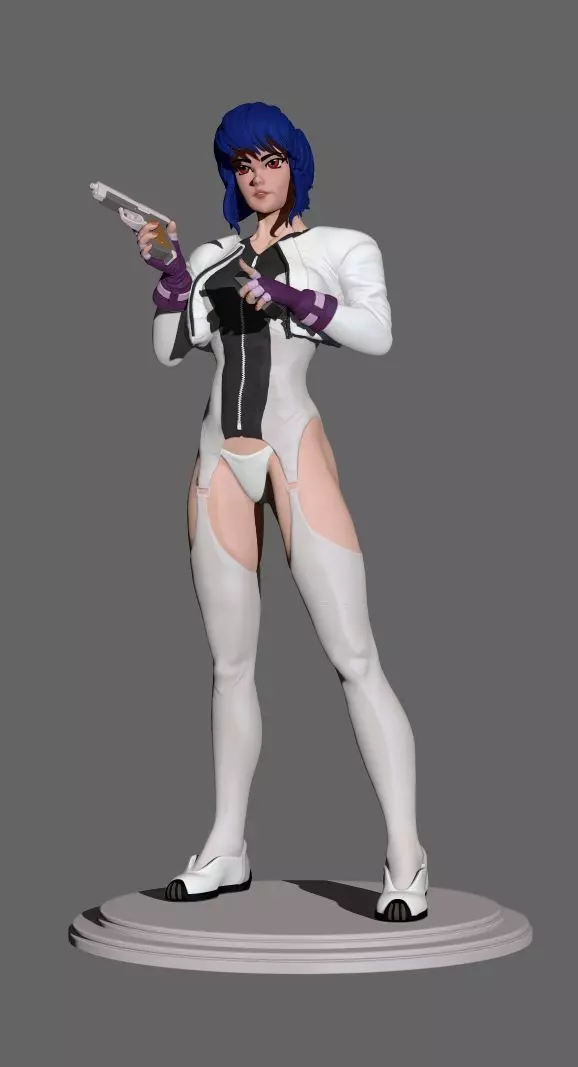 ghost in the shell kusanagi 3D print model_0