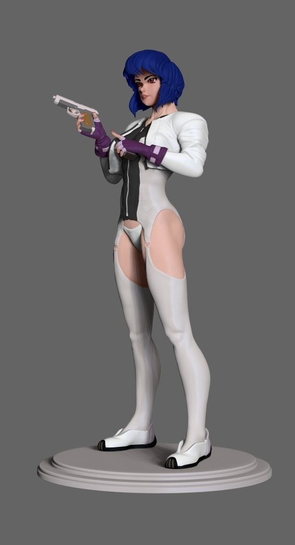 ghost in the shell kusanagi 3D print model_1