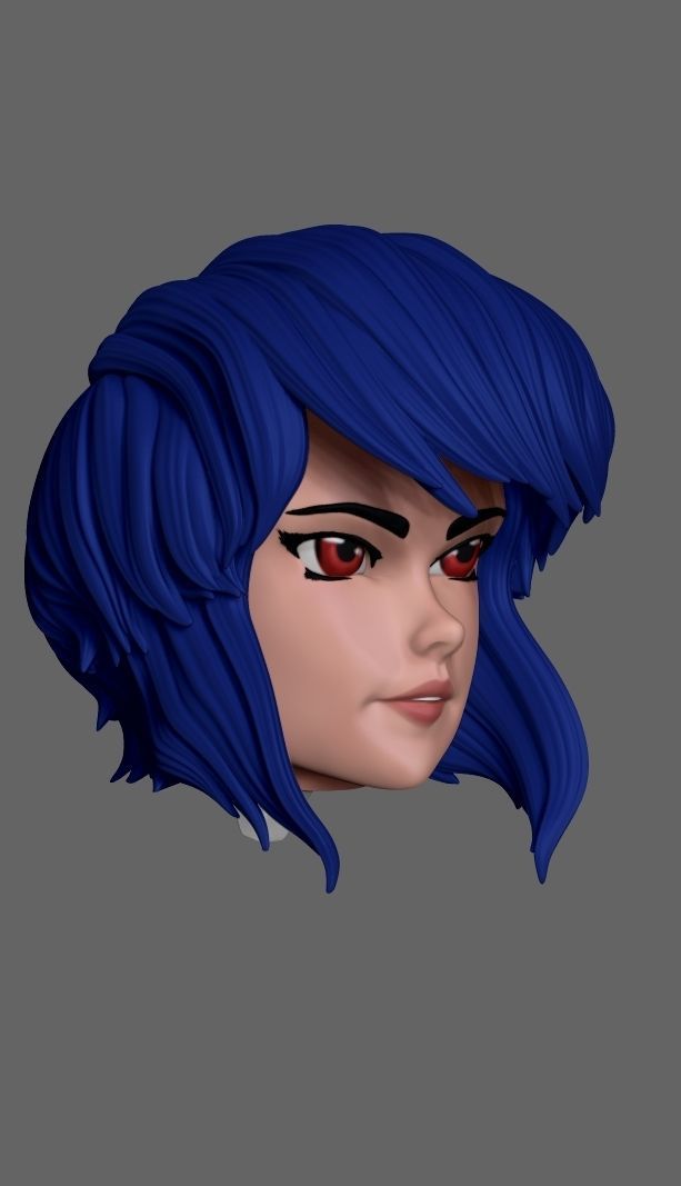 ghost in the shell kusanagi 3D print model_5