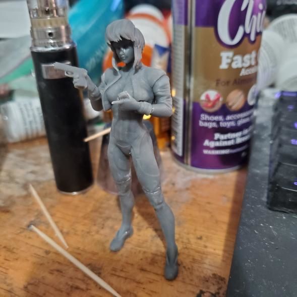 ghost in the shell kusanagi 3D print model_7