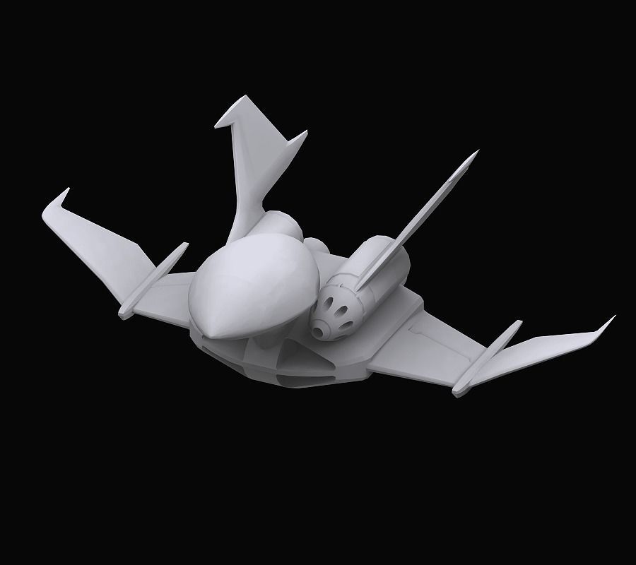 Gundam Zeon Space military Collection 3D model_5