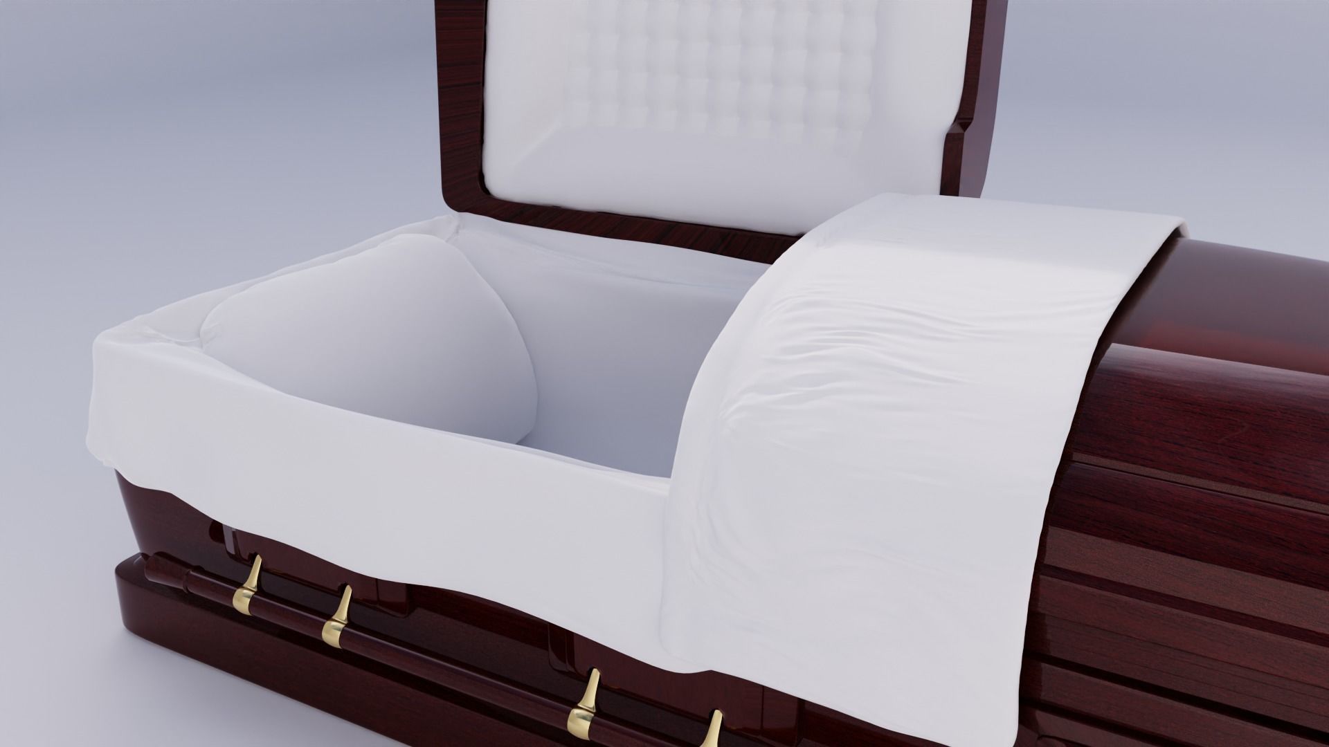 coffin modifiable blender  Low-poly 3D model_9