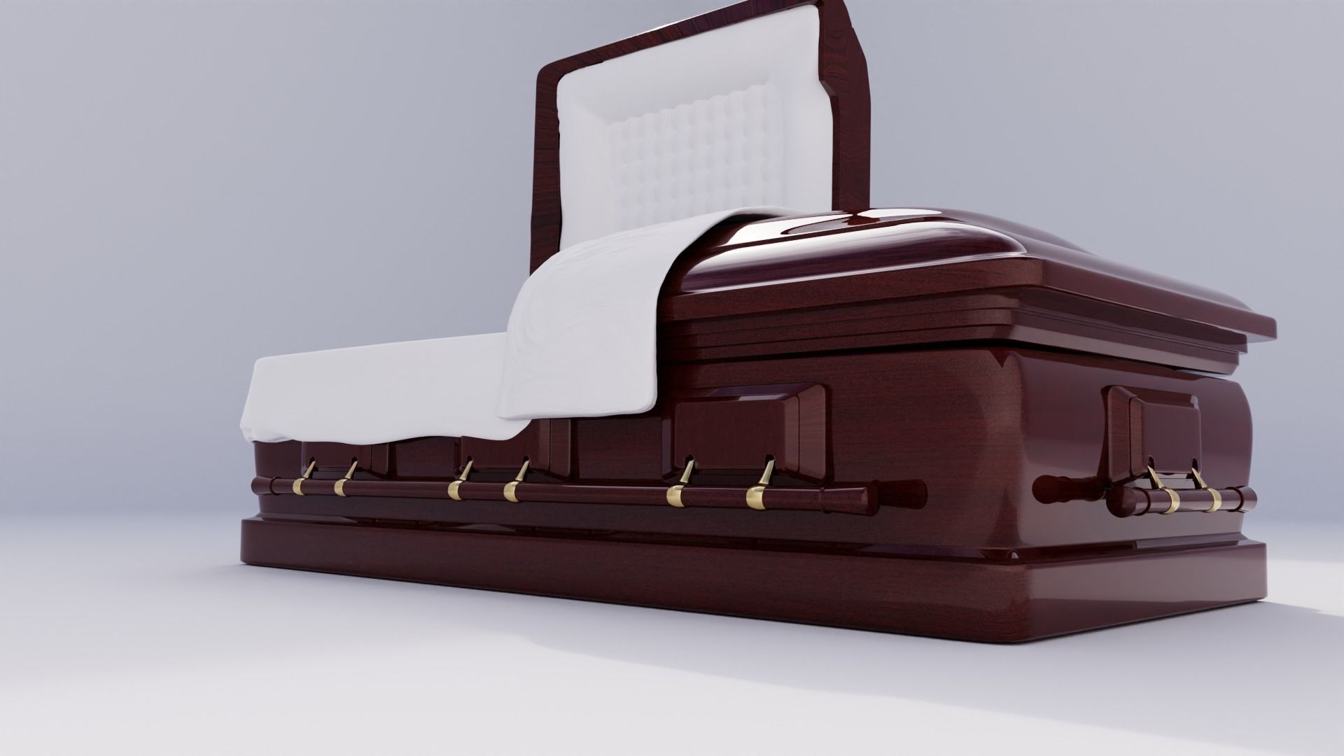 coffin modifiable blender  Low-poly 3D model_7