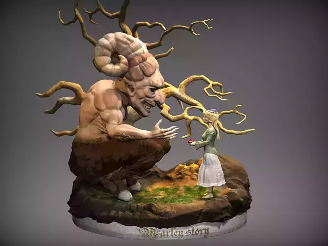 Demon of Earth 3d print 3D print model