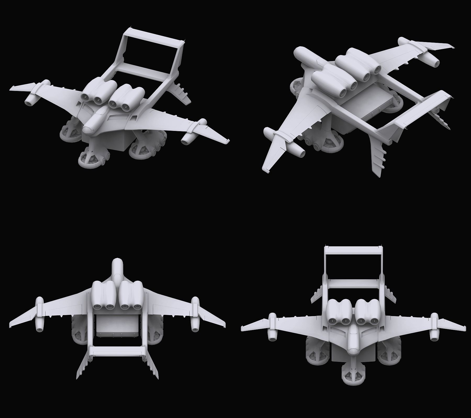 Gundam Zeon X Earth Federation Space military Collection 3D model_7