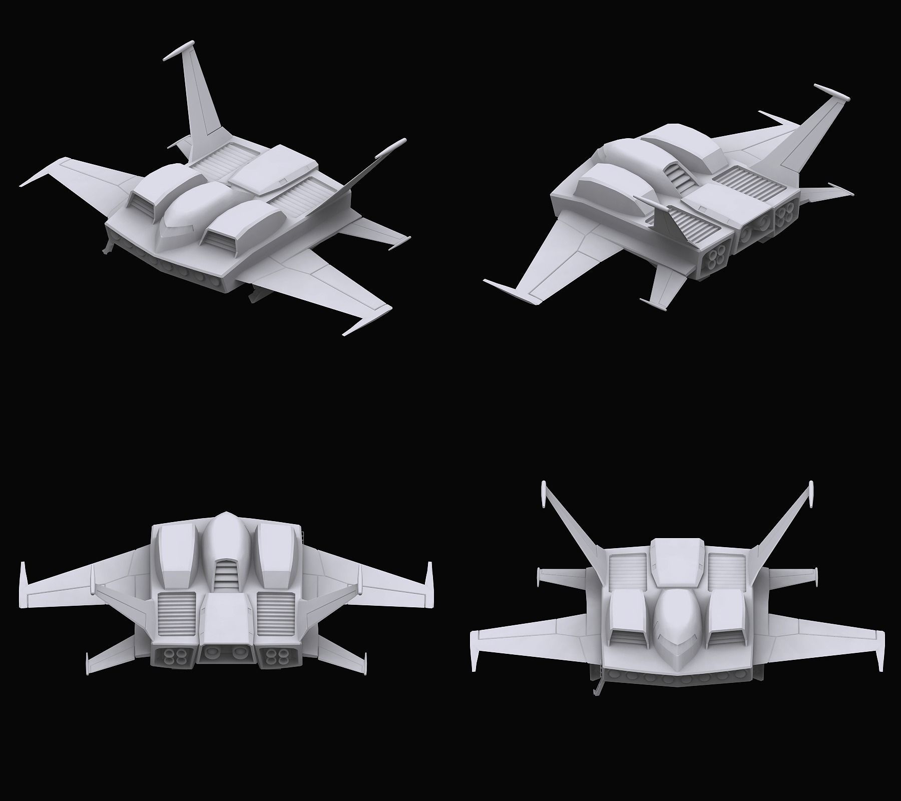 Gundam Zeon X Earth Federation Space military Collection 3D model_39