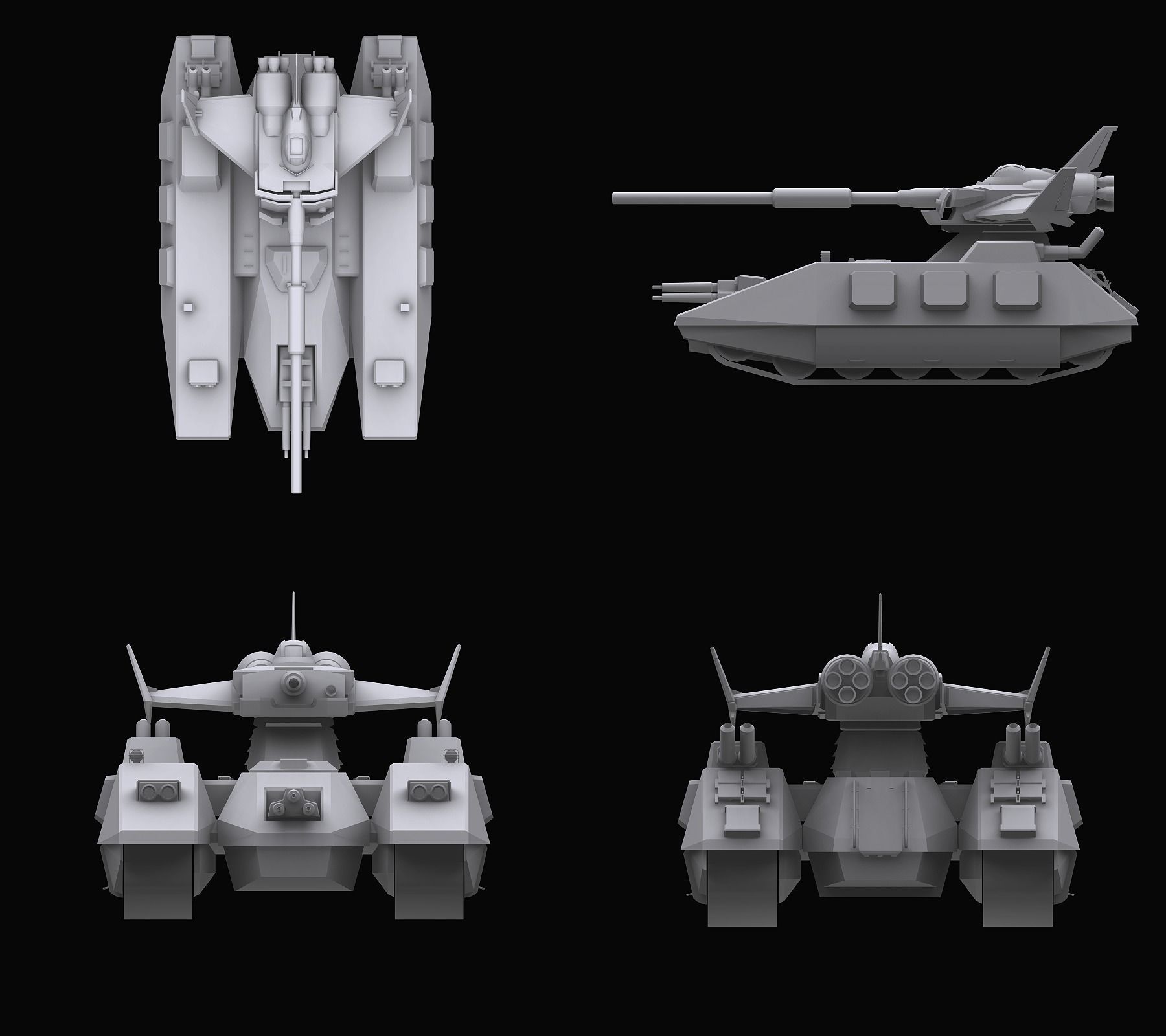 Gundam Zeon X Earth Federation Space military Collection 3D model_20