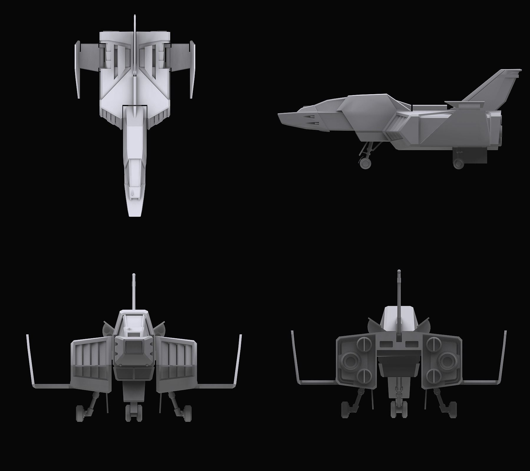 Gundam Zeon X Earth Federation Space military Collection 3D model_12