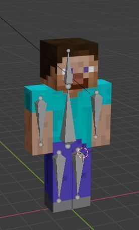 Minecraft steve low-poly rigged Free low-poly 3D model_1