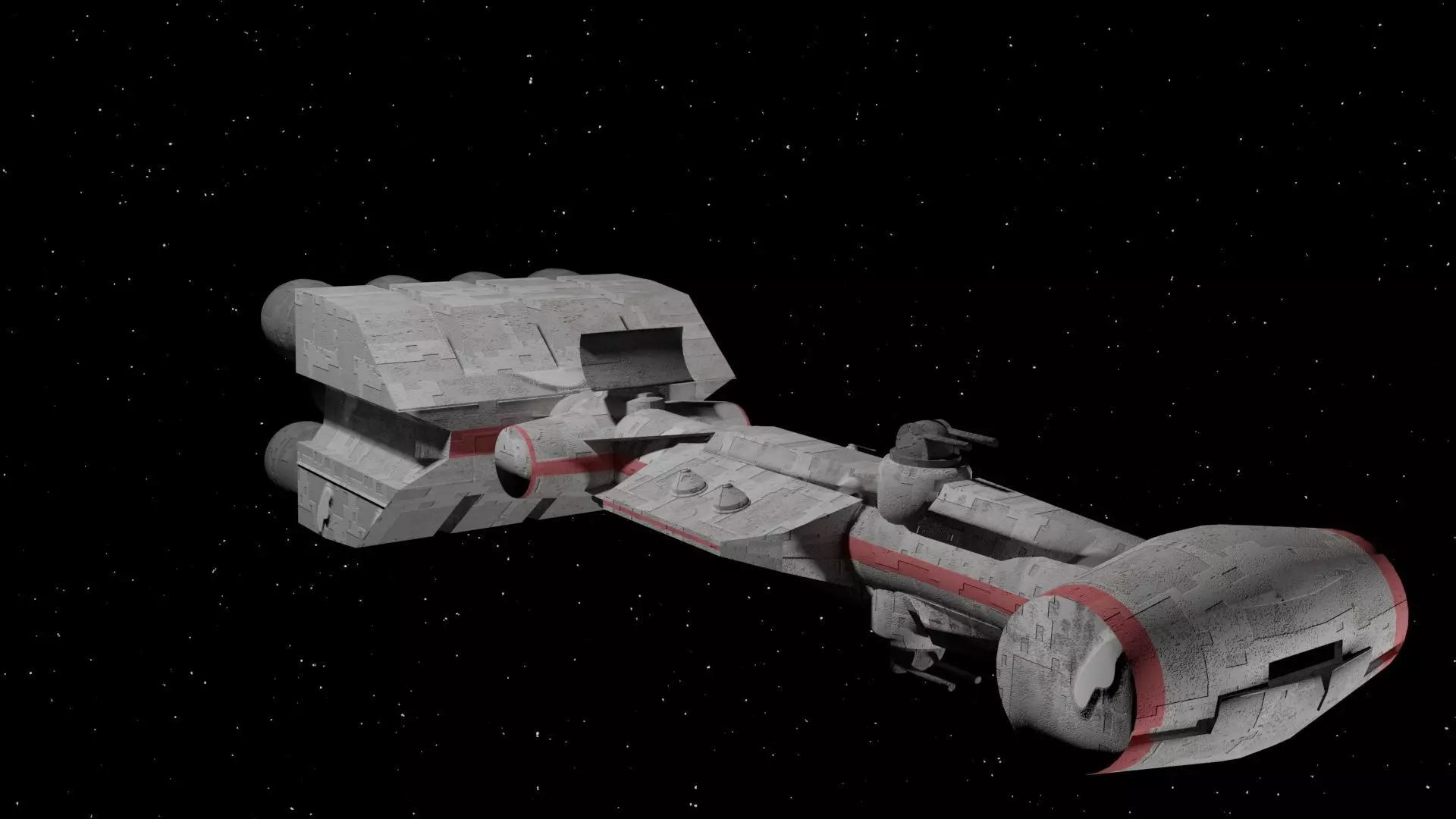 Correlian corvette Free 3D model