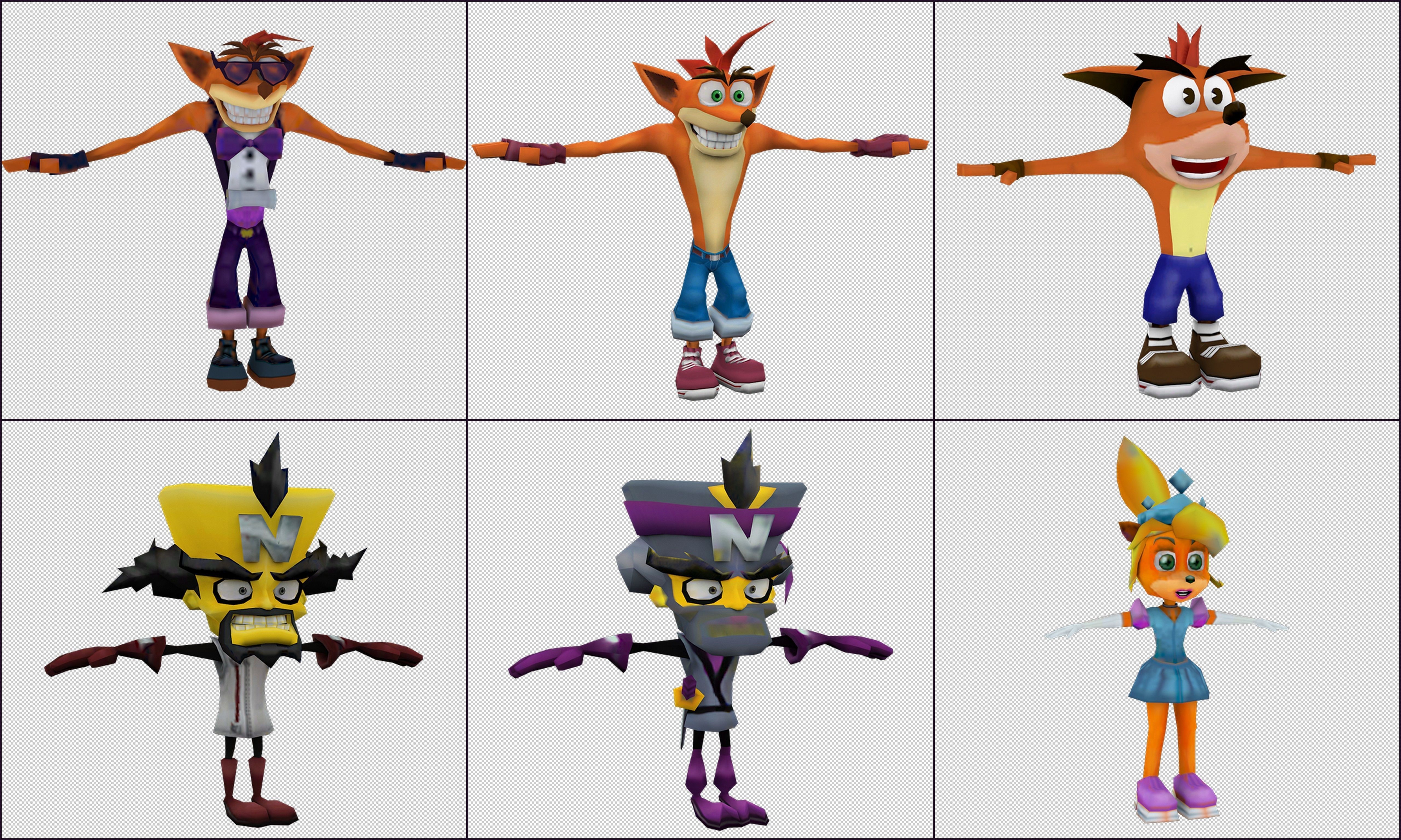 Cartoon - character Low-poly 3D model_2