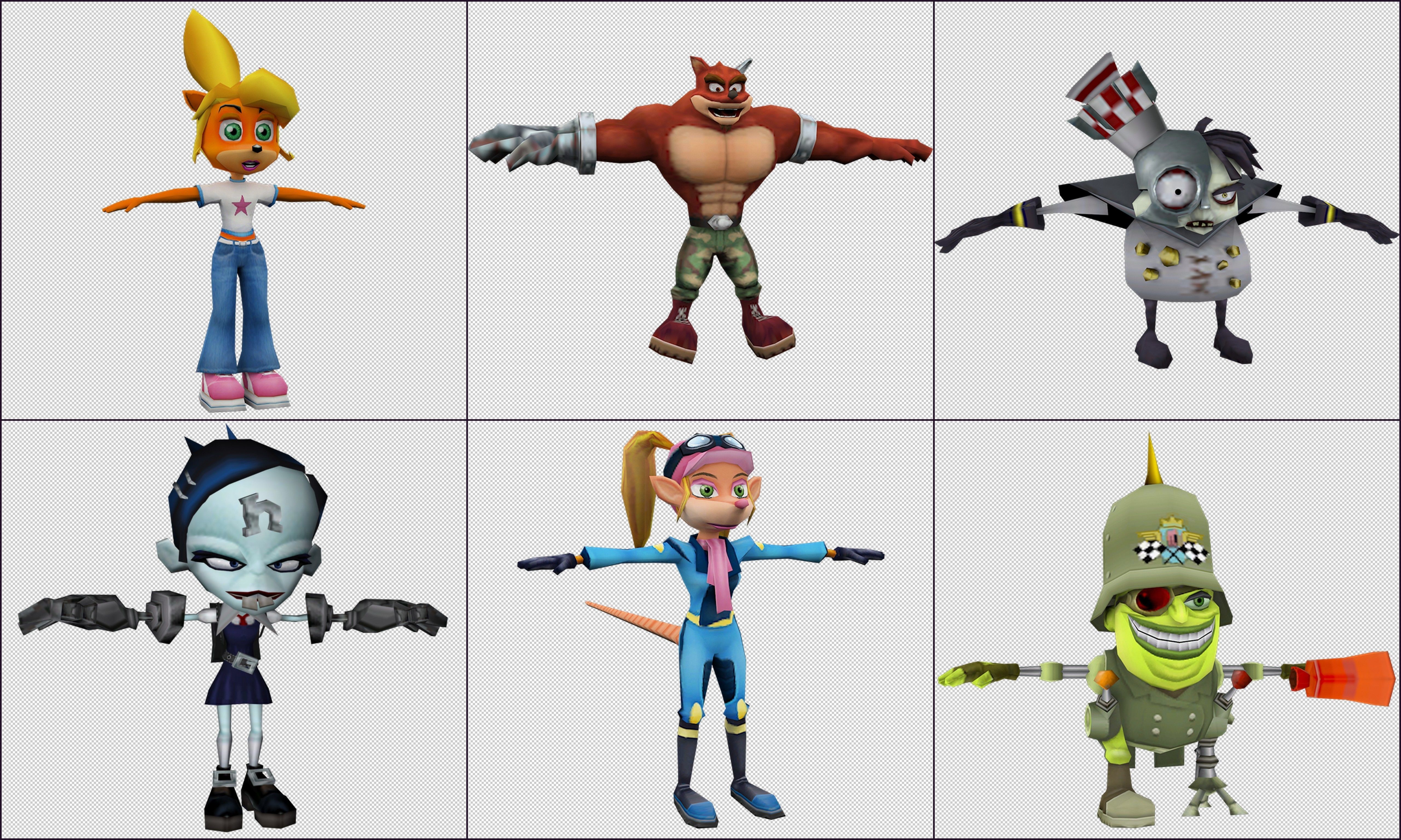 Cartoon - character Low-poly 3D model_1