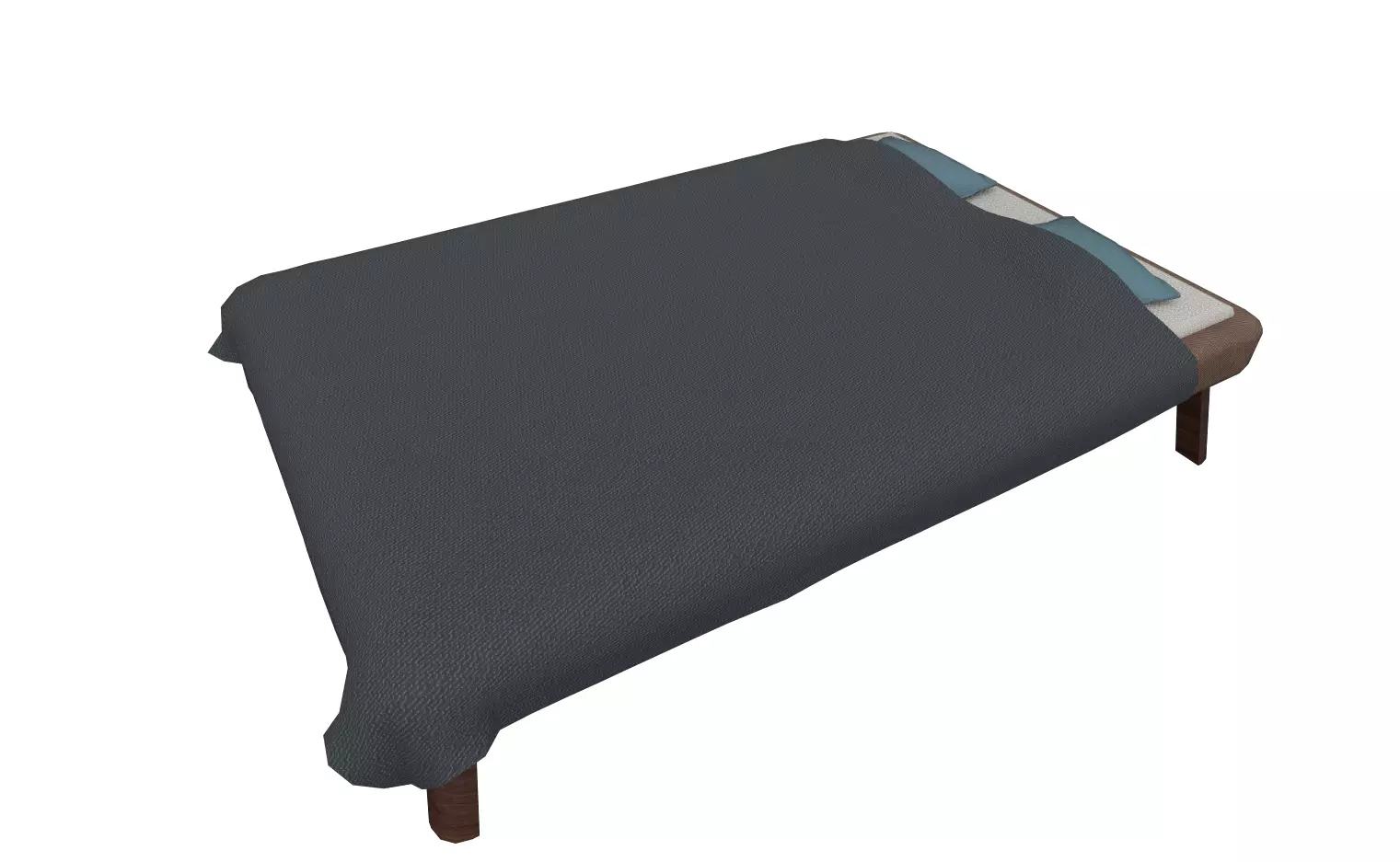 Regular bed Free 3D model