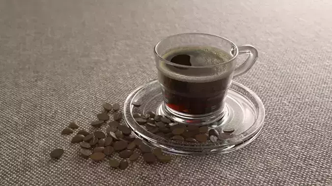 Elegant Glass Coffee Cup